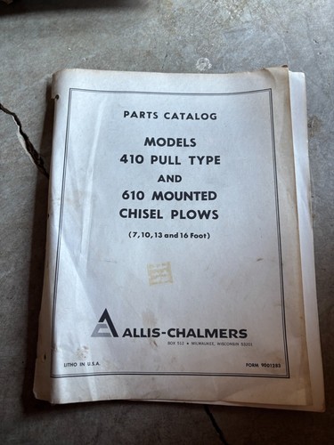 Allis chalmers 410 - allis, 610